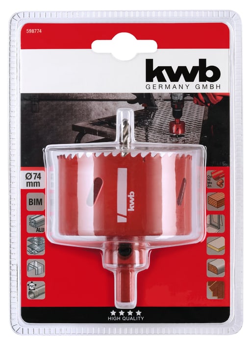 Image of kwb HSS BIM Lochsäge 74 mm bei Do it + Garden von Migros