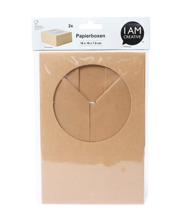 I AM CREATIVE Paquet de papier Boite cadeau