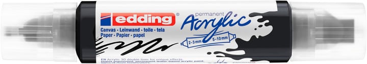 Image of edding Acrylmarker 5400, double liner, tiefschwarz bei Do it + Garden von Migros