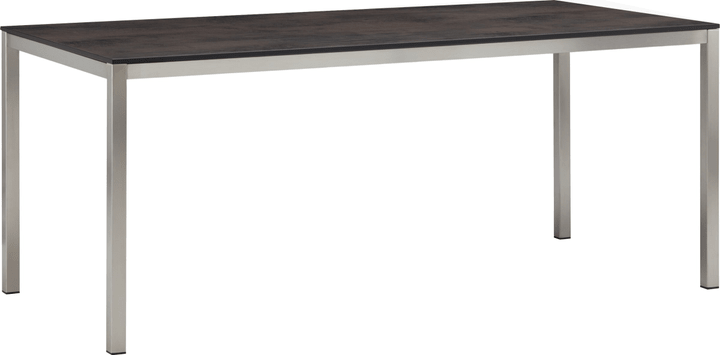 Image of LOCARNO, 160 cm, Gestell Edelstahl, Platte HPL Gartentisch