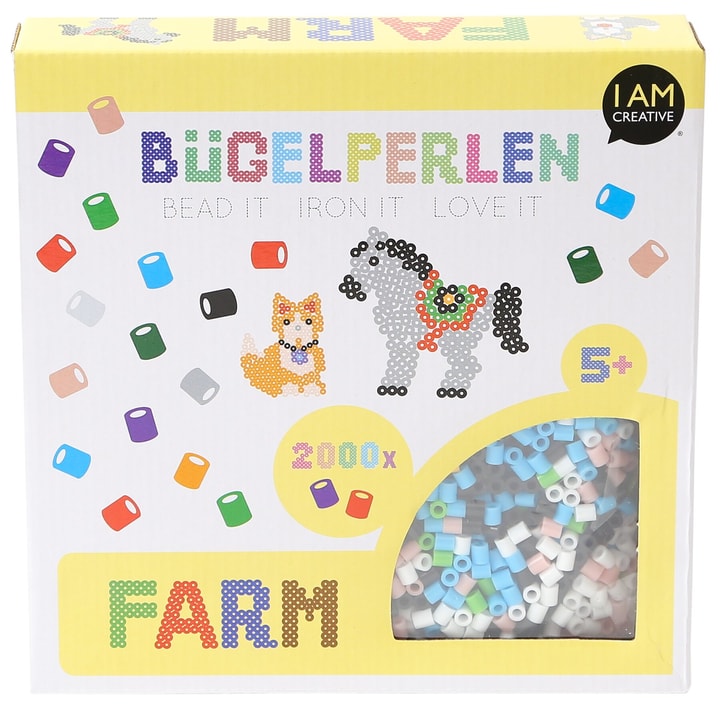 Image of Geschenkpackung Farm, 2000 S. Bügelperlen Set
