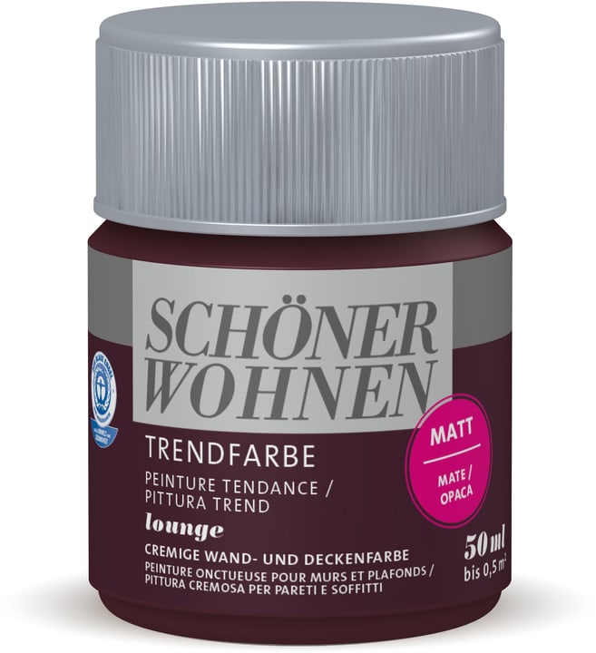 Schöner Wohnen Testeur de couleur tendance Lounge 50 ml Testeur de couleur tendance Lounge 50 ml Schöner Wohnen 660909400000 Couleur Lounge Contenu 50.0 ml Photo no. 1