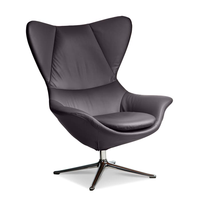 BAYA Sessel, Fuss chrom BAYA Sessel, Fuss chrom 360054175002 Grösse B: 90.0 cm x T: 90.0 cm x H: 112.0 cm Farbe Dunkelbraun Bild Nr. 1
