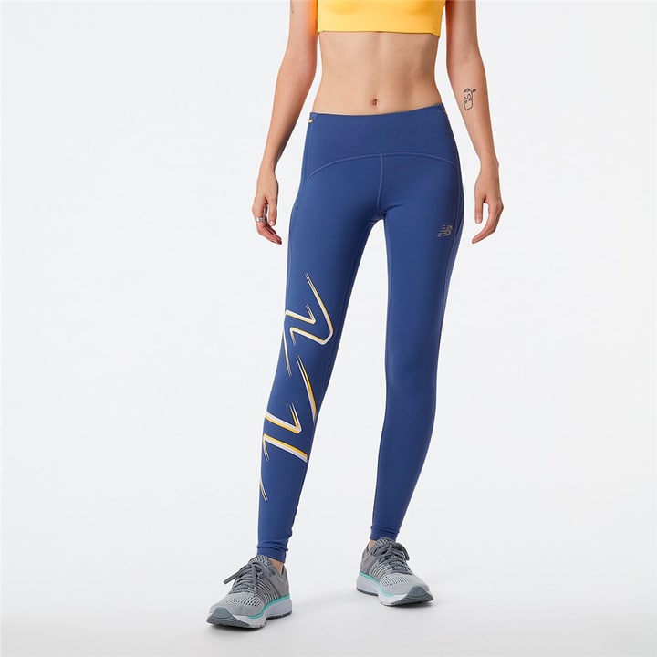 Image of New Balance Graphic Impact Run Leggings denim bei Migros SportXX