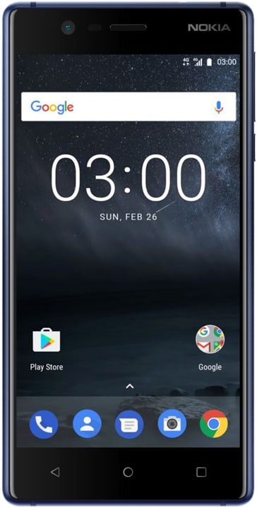 Nokia 3 16GB blau Smartphone 3 16GB blau Smartphone Nokia 785300133238 Bild Nr. 1