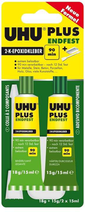 Image of Uhu Plus endfest 300 2-K-Epoxidharzkleber 2-Komponentenkleber bei Do it + Garden von Migros