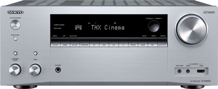 Onkyo TX-NR696 - Argent AV-Receiver TX-NR696 - Argent AV-Receiver Onkyo 785300144196 Photo no. 1