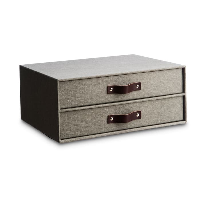 BIGSO CANVAS Boîte avec tiroirs BIGSO CANVAS Boîte avec tiroirs 386145700000 Dimensions L: 33.2 cm x P: 25.4 cm x H: 14.4 cm Couleur Gris Photo no. 1