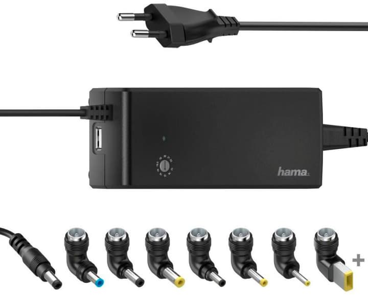 Hama Bloc d'alimentation universel pour ordinateur portable 12-22V/90W Alimenter Bloc d'alimentation universel pour ordinateur portable 12-22V/90W Alimenter Hama 798274900000 Photo no. 1