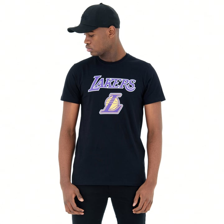 Image of New Era Lakers NBA SS Tee Shirt schwarz bei Migros SportXX