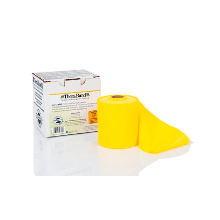 Image of TheraBand Fitnessband latexfrei 22 Meter Fitnessband gelb