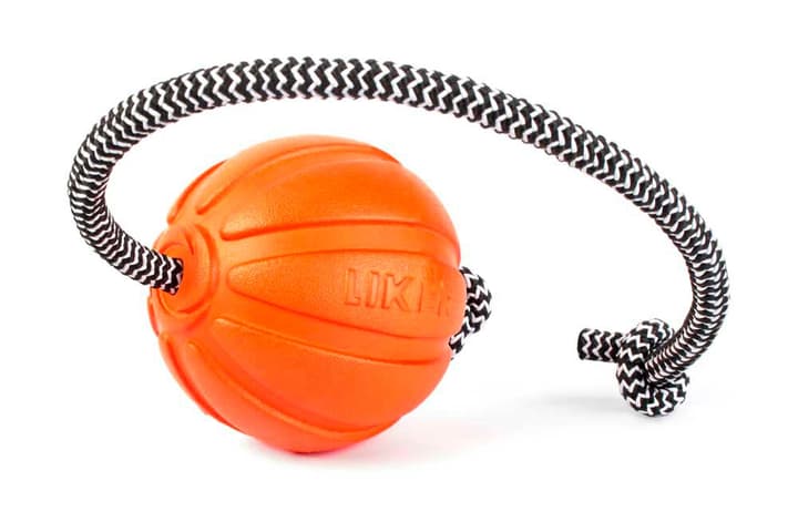 Image of Liker Ball klein, Ø 7 cm mit Kordel Hundeball