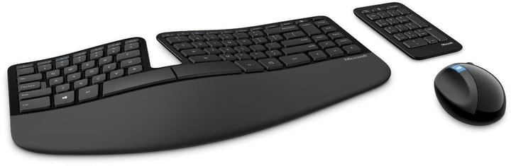Microsoft Sculpt Ergonomic Kit clavier-souris Sculpt Ergonomic Kit clavier-souris Microsoft 785300149231 Photo no. 1