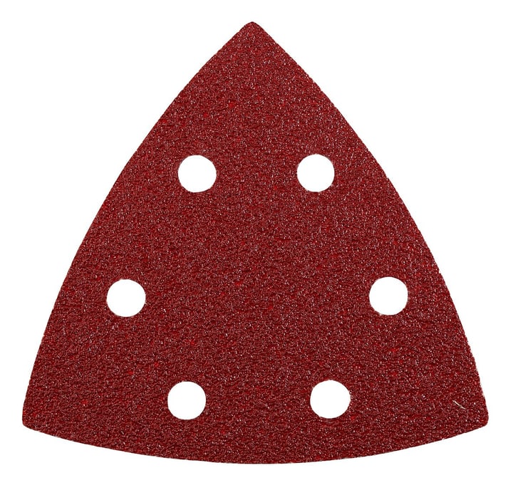Image of kwb ø 93 mm, K80, 5 Stk. Schleifdreiecke Holz & Metall