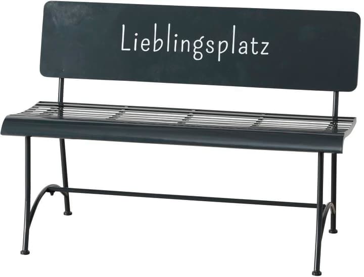 Boltze Gartenbank Lieblingsplatz aus Eisen, Grau Gartenbank kaufen