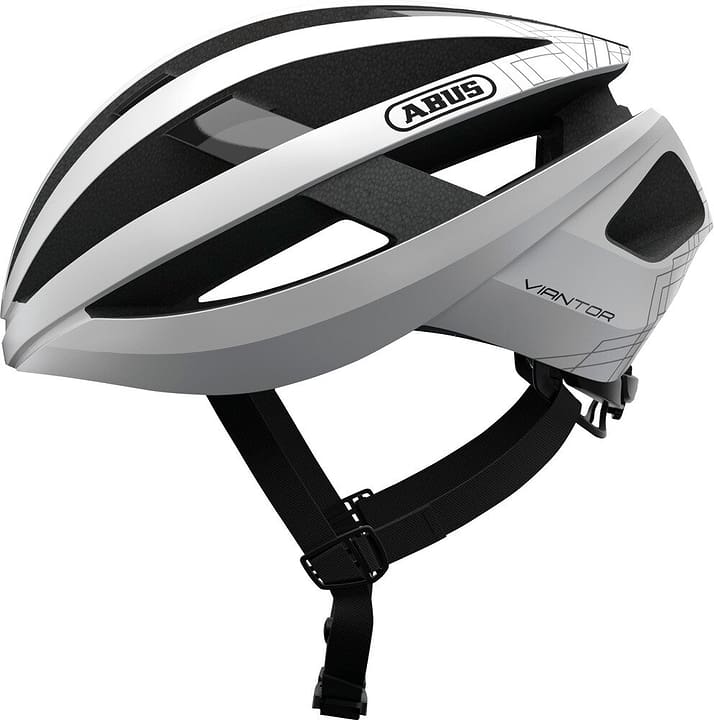 Image of Abus Viantor Velohelm weiss