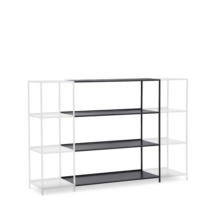 LEVY Elemento da aggiungere LEVY Elemento da aggiungere 362127500000 Dimensioni L: 106.0 cm x P: 38.0 cm x A: 116.0 cm Colore Nero N. figura 1