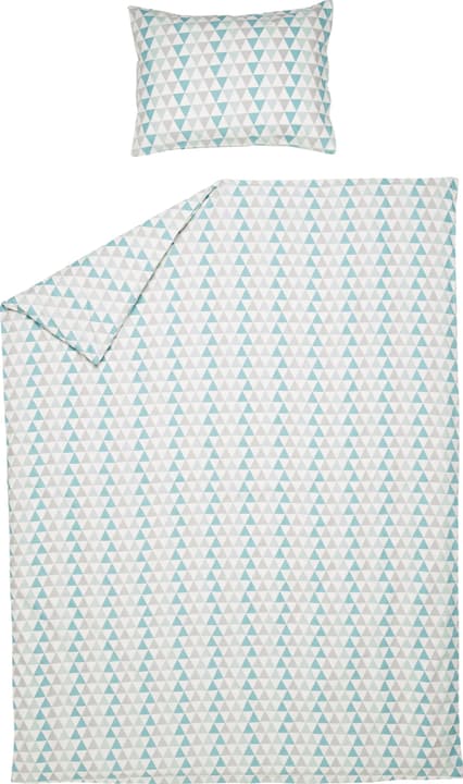 TIRA Perkal-Duvetbezug TIRA Perkal-Duvetbezug 451288112541 Farbe Türkis Grösse B: 200.0 cm x H: 210.0 cm Bild Nr. 1