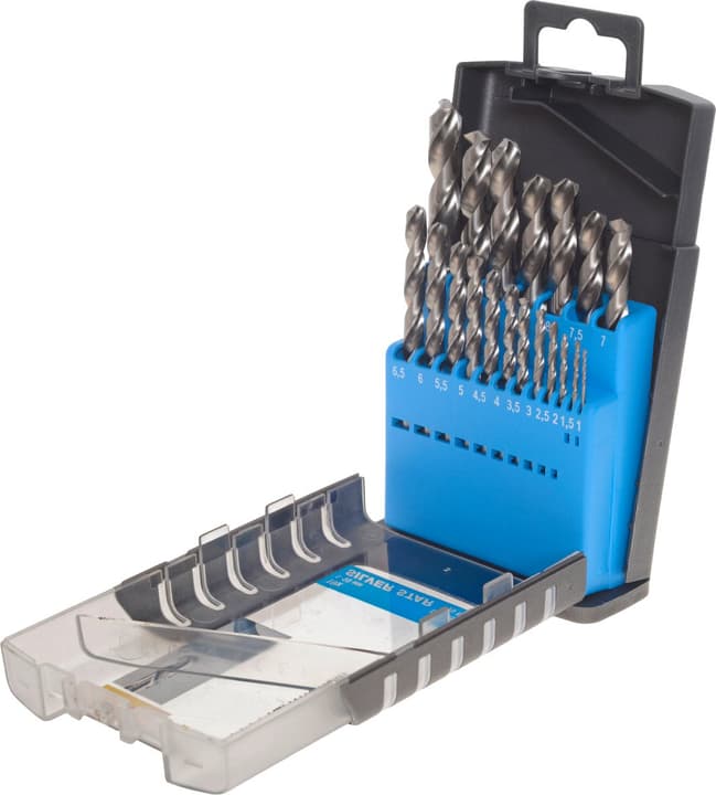 Image of kwb Silver HSS Spiralbohrer Set, 1-10 mm, 19-tlg. Metallbohrer bei Do it + Garden von Migros