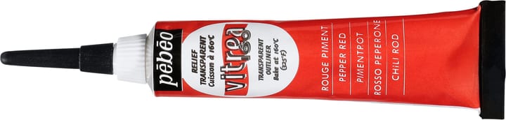 Pebeo Pébéo Vitrea 160 Pébéo Vitrea 160 Pebeo 663507610300 Colore Rosso Peperoncino N. figura 1