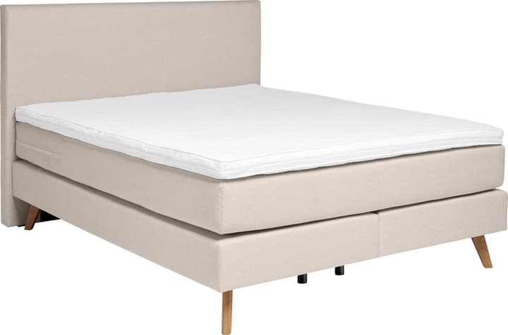 HASENA PRONTO Boxspringbett PRONTO Boxspringbett HASENA 403568400000 Grösse B: 180.0 cm x T: 200.0 cm Farbe Beige Bild Nr. 1