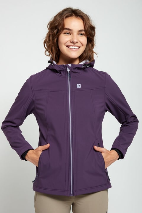 Image of Trevolution Dalia Softshelljacke dunkelviolett