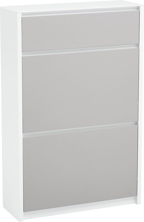 TORI Schuhkippe TORI Schuhkippe 407330000000 Grösse B: 68.0 cm x T: 24.8 cm x H: 104.6 cm Farbe Grau / Weiss Bild Nr. 1