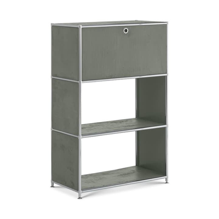 QUADROMANO Scaffale QUADROMANO Scaffale 364307900065 Dimensioni L: 77.9 cm x P: 40.4 cm x A: 118.1 cm Colore Oliva N. figura 1