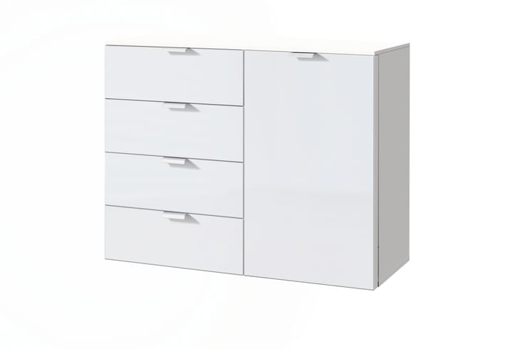 ORSON Cassettone ORSON Cassettone 404483200000 Dimensioni L: 100.0 cm x P: 42.0 cm x A: 80.0 cm Colore Vetro bianco satinato N. figura 1