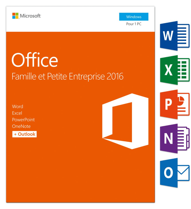 Microsoft PC - Office Home and Business 2016 Physique (Box) PC - Office Home and Business 2016 Physique (Box) Microsoft 785300121053 Photo no. 1