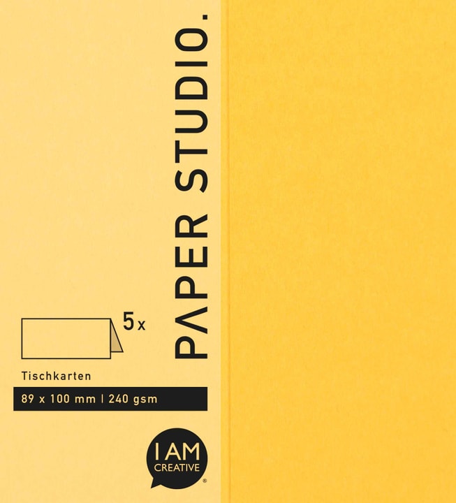Image of Tischkarten 5Stk Goldgelb bei Do it + Garden von Migros