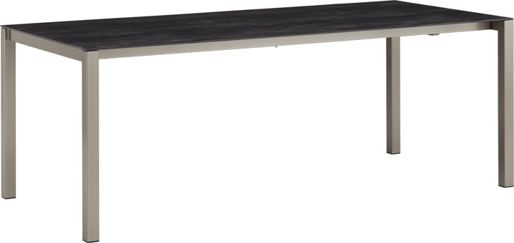 Image of KANO, 200/260 cm, Gestell Polar Silber, Platte Keramik Ausziehtisch