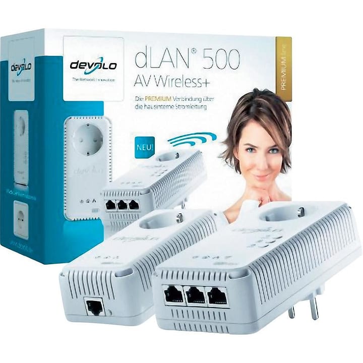 devolo dLAN 500 AV Wireless+ Powerline Starter Kit Starter Kit dLAN 500 AV Wireless+ Powerline Starter Kit Starter Kit devolo 79792940000014 Bild Nr. 1