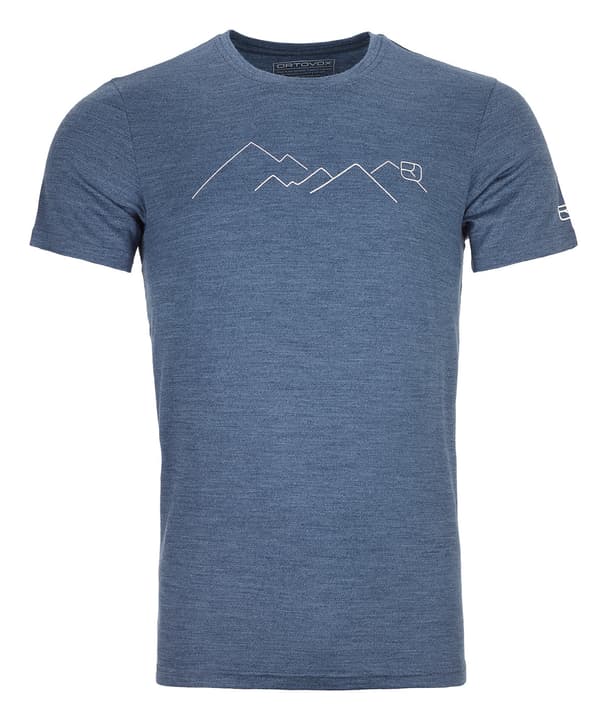 Ortovox 185 Merino Mountain Herren-T-Shirt 185 Merino Mountain Herren-T-Shirt Ortovox 465751400322 Farbe dunkelblau Grösse S Bild-Nr. 1
