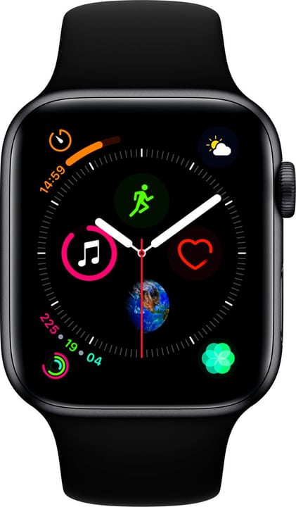 Apple Watch Serie 4 44mm GPS space gray Aluminum Black Sport Band Smartwatch Watch Serie 4 44mm GPS space gray Aluminum Black Sport Band Smartwatch Apple 798456000000 N. figura 1