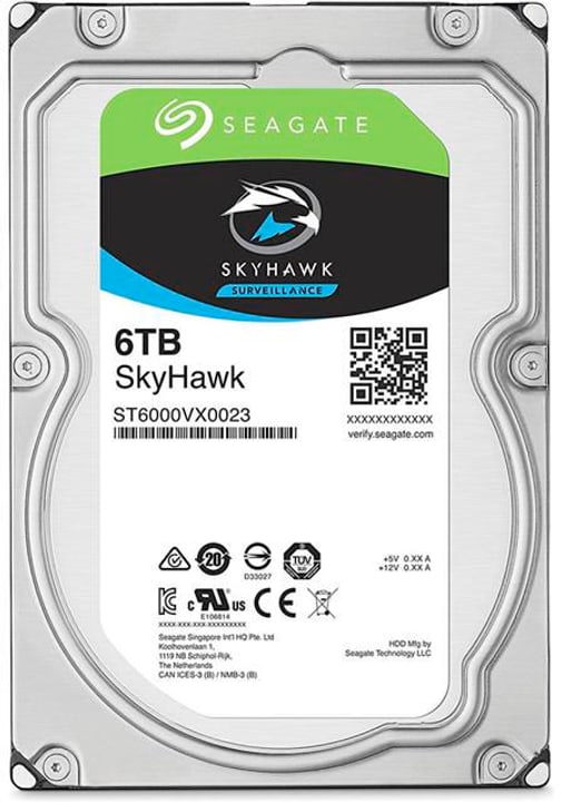 Seagate SkyHawk HDD - 3.5" SATA 6Gb/s - 6TB Hard disk Interno HDD SkyHawk HDD - 3.5" SATA 6Gb/s - 6TB Hard disk Interno HDD Seagate 785300133755 N. figura 1