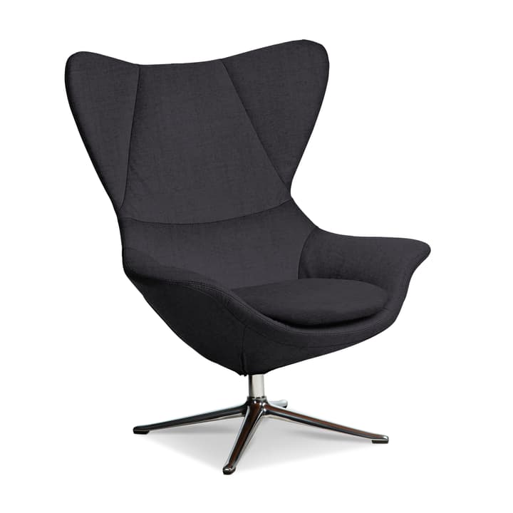 BAYA Poltrona, piedi cromo BAYA Poltrona, piedi cromo 360054475303 Dimensioni L: 90.0 cm x P: 90.0 cm x A: 112.0 cm Colore Antracite N. figura 1