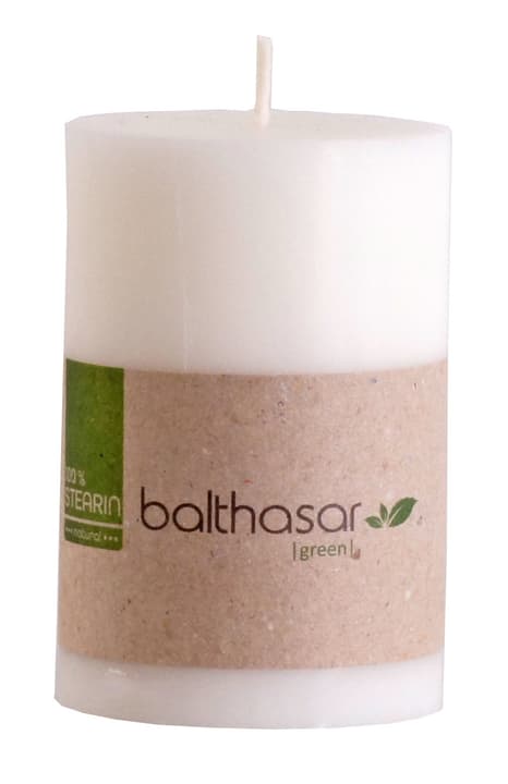 GREEN Bougie cylindrique GREEN Bougie cylindrique 440664300910 Couleur Blanc Dimensions H: 9.0 cm Photo no. 1