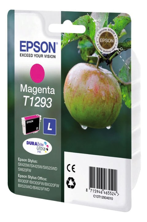 Epson T129340 magenta Cartuccia d'inchiostro T129340 magenta Cartuccia d'inchiostro Epson 797520100000 N. figura 1