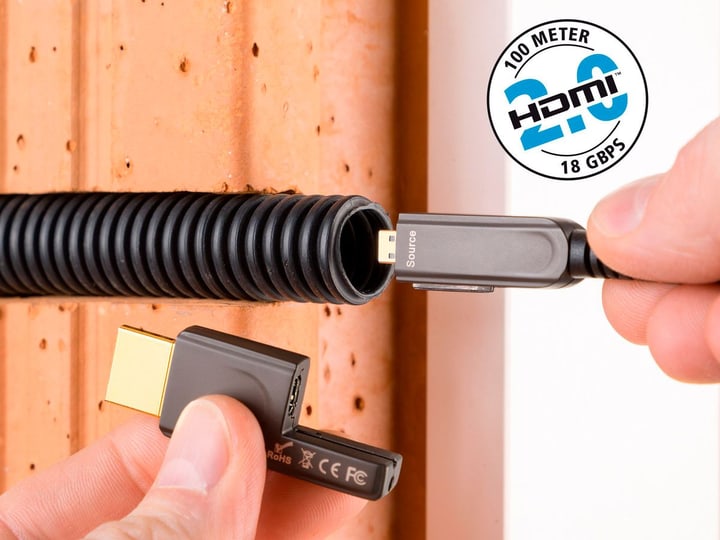 inakustik Excellence Profi HDMI-MicroLWL, 70,0m Cavo in fibra ottica professionale HDMI-Micro 2.0 Excellence Profi HDMI-MicroLWL, 70,0m Cavo in fibra ottica professionale HDMI-Micro 2.0 inakustik 785300143796 N. figura 1