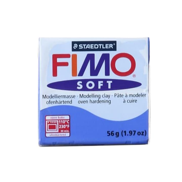 Image of Fimo Soft block brillantblau Knete