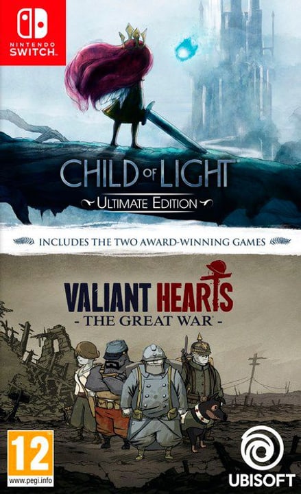 NSW - Child of Light Ultimate Edition + Valiant Hearts: The Great War Box NSW - Child of Light Ultimate Edition + Valiant Hearts: The Great War Box 785300142515 N. figura 1