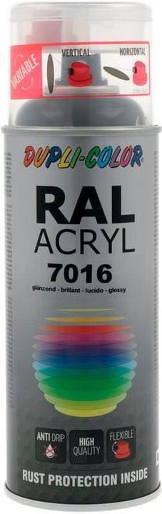 Dupli-Color Vernice acrilica lucida RAL 7016 grigio antracite