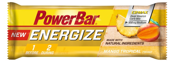 Powerbar Energize Riegel Riegel Energize Riegel Riegel Powerbar 471987404800 Goût Tropique-Mangue Photo no. 1