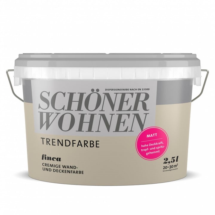 Image of Schöner Wohnen Trendfarbe Matt Finca 2.5 l Wandfarbe