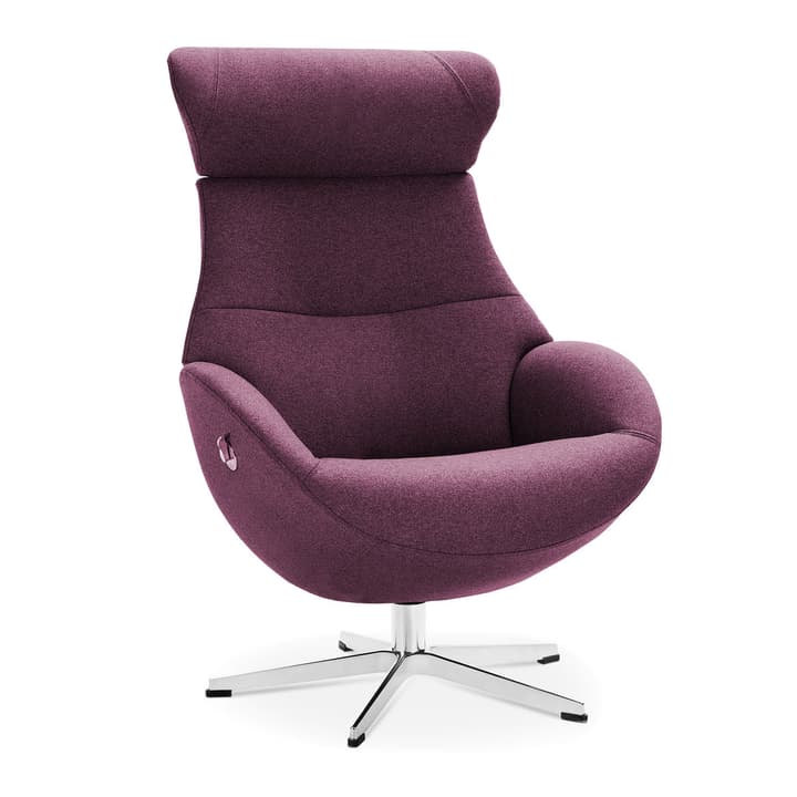 MEDIA Sessel MEDIA Sessel 360039934907 Farbe Violett Grösse B: 78.0 cm x T: 80.0 cm x H: 112.0 cm Bild Nr. 1