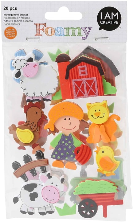 Image of FOAMY, 3D-Sticker Bauernhof, 20 Stk bei Do it + Garden von Migros