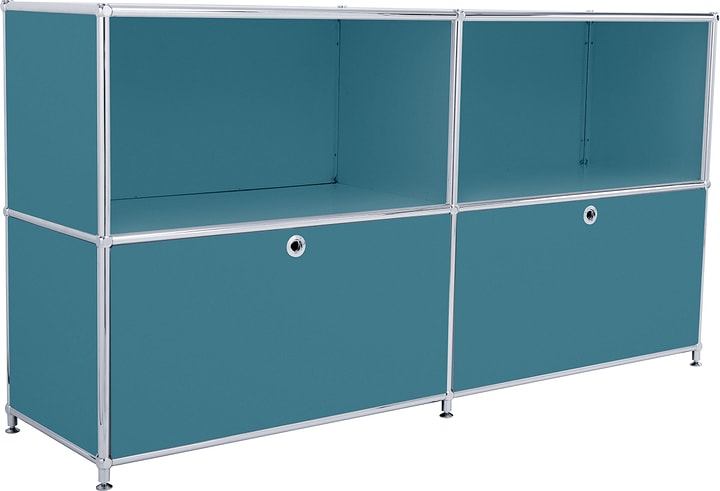 FLEXCUBE Sideboard FLEXCUBE Sideboard 401809000066 Grösse B: 152.0 cm x T: 40.0 cm x H: 80.5 cm Farbe Petrol Bild Nr. 1