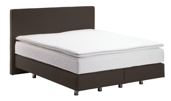 NAVIER Lit Boxspring NAVIER Lit Boxspring 403460500000 Couleur poivre Dimensions L: 160.0 cm x P: 200.0 cm Photo no. 1