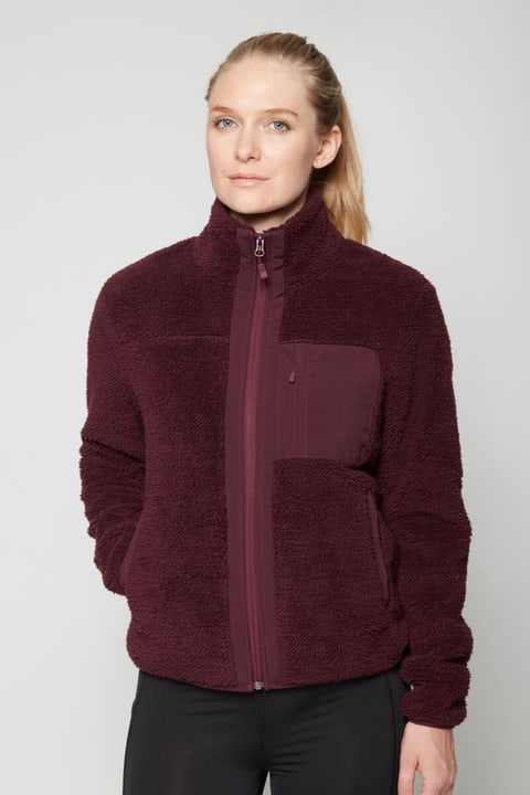 Image of Trevolution Fabienne Fleecejacke aubergine